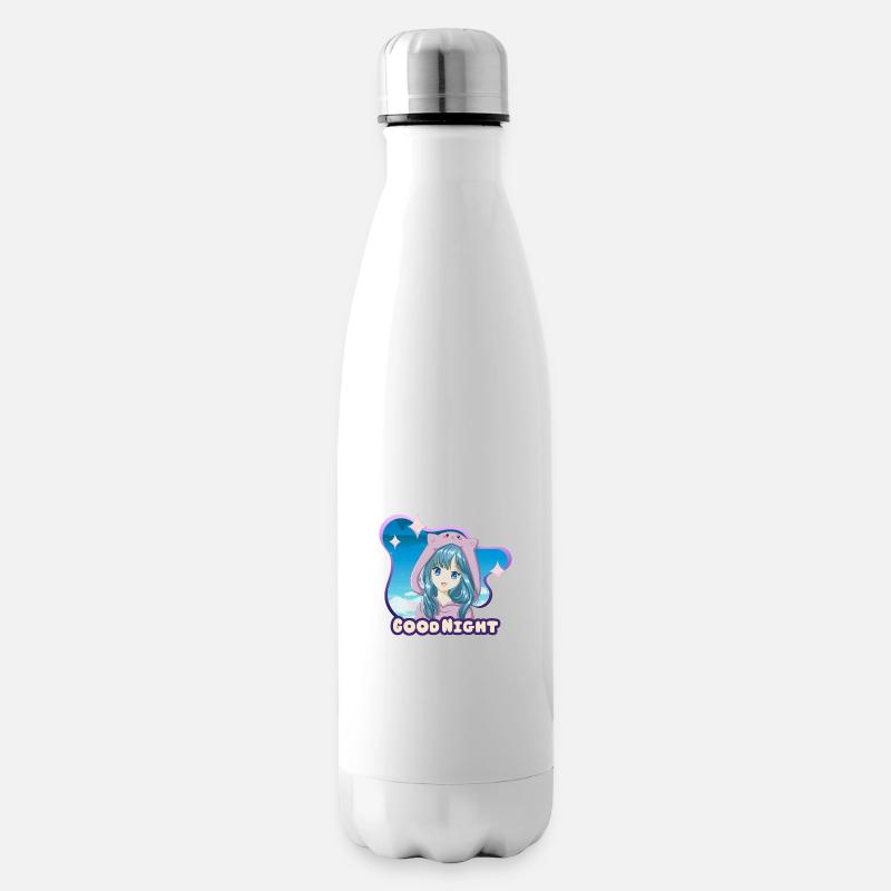 Anime | Good Night - Isolierflasche - Weiß