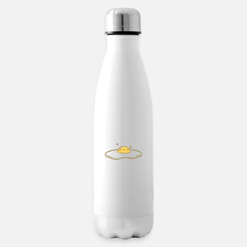Süßes Spiegelei - Isolierflasche - Weiß