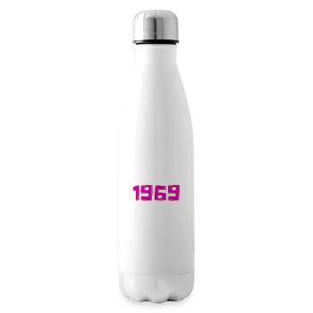 1969 Das beste Jahr in Pink - Isolierflasche - Weiß - Rechts
