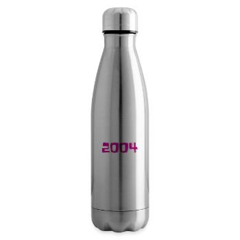 Jahr 2004 Rosa und Gelb - Isolierflasche - Lightsilver - Rechts