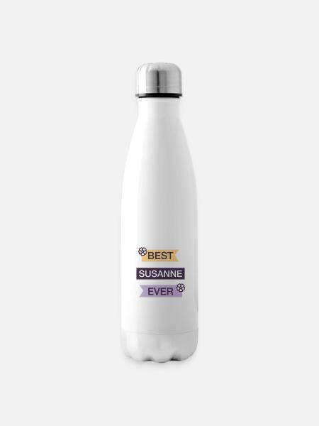 Name Susanne Geschenk Vorname Geburtstag Spruch - Isolierflasche - Weiß