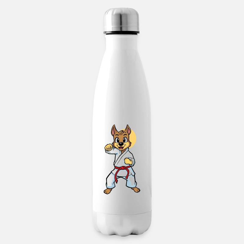 Chien de combat - Bouteille isotherme - blanc