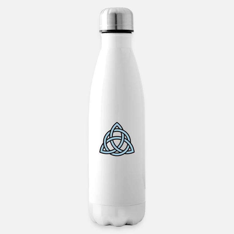 triquetra - Insulated Water Bottle - white