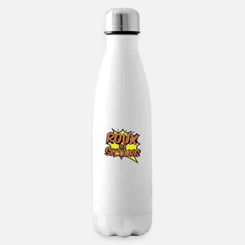 ROUX DE SECOURS COMIC STYLE - Bouteille isotherme - blanc