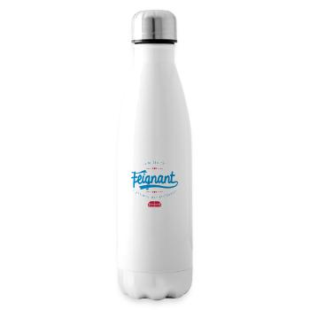 Je ne suis pas feignant - Bouteille isotherme - blanc - Droite