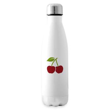 CHERRIES - Insulated Water Bottle - white - Right
