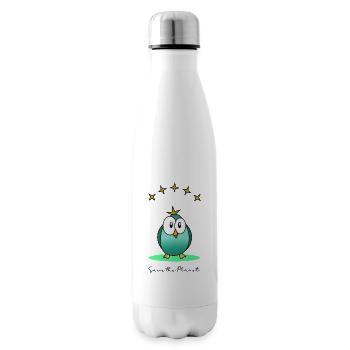 JOUR DE LA TERRE. ECOLOGIE. PLANETE. ENVIRONNEMENT - Bouteille isotherme - blanc - Droite