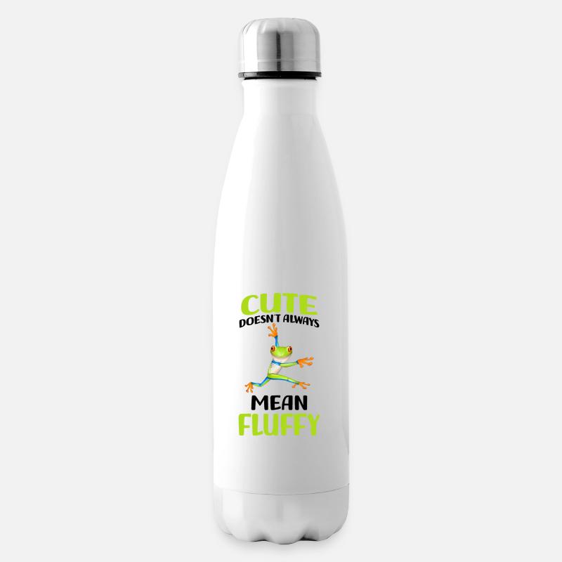 Frosch - Isolierflasche - Weiß
