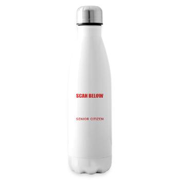 20% Discount Humorous Person Gift - Insulated Water Bottle - white - Right