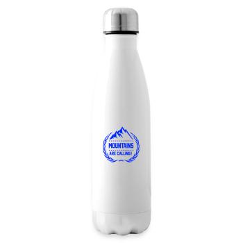 mountains are calling - Insulated Water Bottle - white - Right