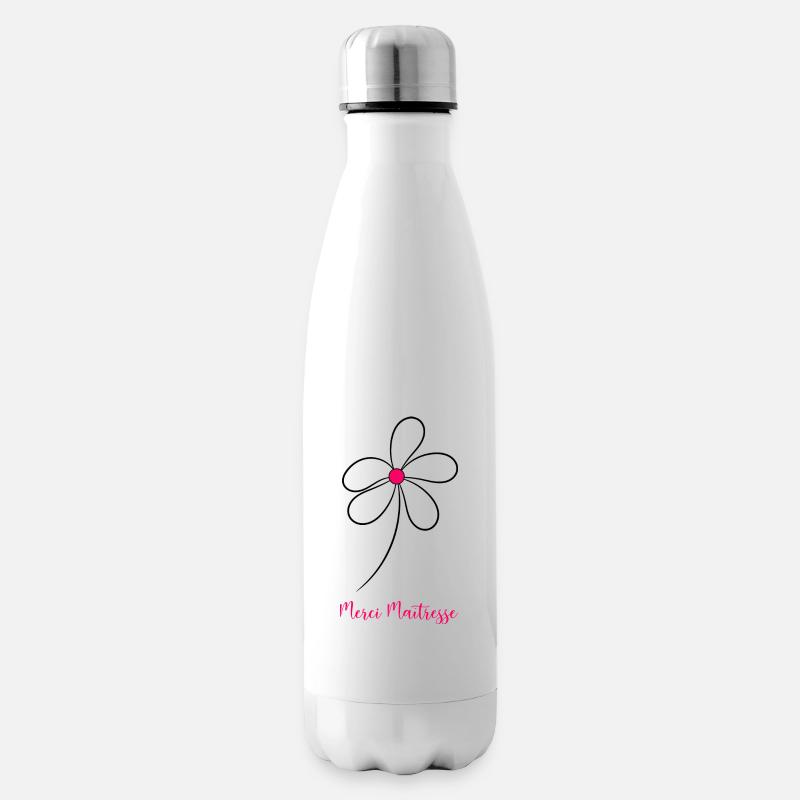 MAÎTRESSE. MERCI. MERCI MAÎTRESSE - Bouteille isotherme - blanc