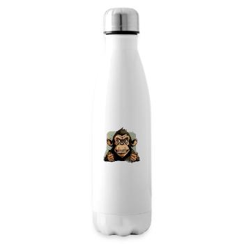 Basil der Schimpanse - Isolierflasche - Weiß - Rechts