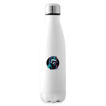Cyber panda - Insulated Water Bottle - white - Right