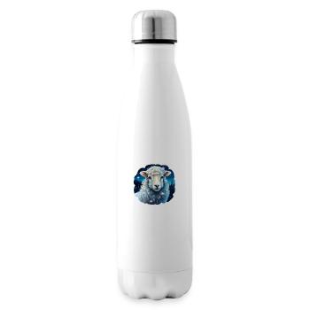 Winternachtsschaf - Isolierflasche - Weiß - Rechts