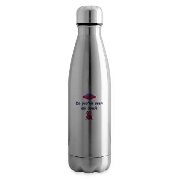 seen my cow - Insulated Water Bottle - silver - Right