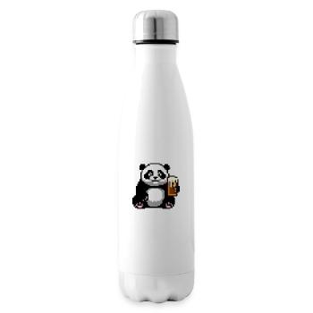 Pixel Panda Pint Time - Insulated Water Bottle - white - Right