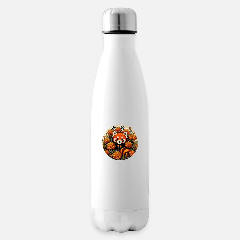 Kleiner Panda - Isolierflasche - Weiß