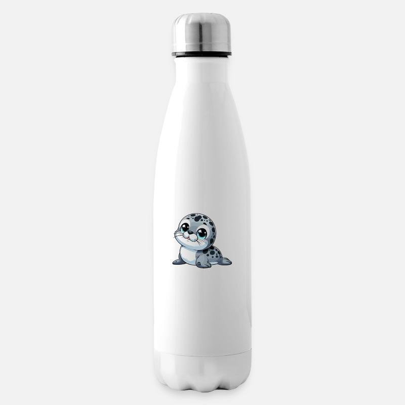 Bébé phoque - Bouteille isotherme - blanc