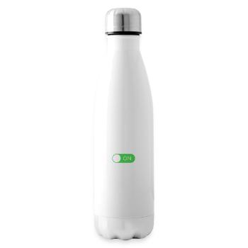 Mode surf activé - Véliplanchiste - Wellenreiten - Surf - Bouteille isotherme - blanc - Droite