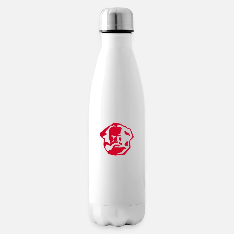 Karl Marx - Insulated Water Bottle - white