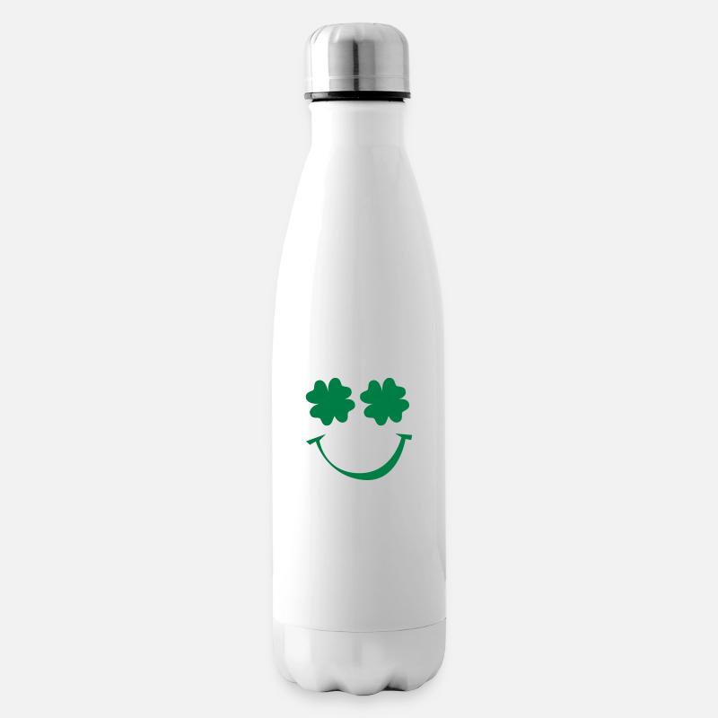 St. Patricks day - Isolierflasche - Weiß