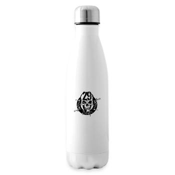 Breton death head 29 breizhpirate leader - Insulated Water Bottle - white - Right