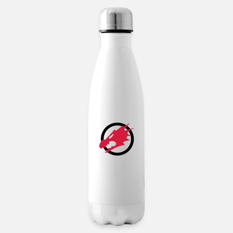 Dragons de Feu - Bouteille isotherme - blanc