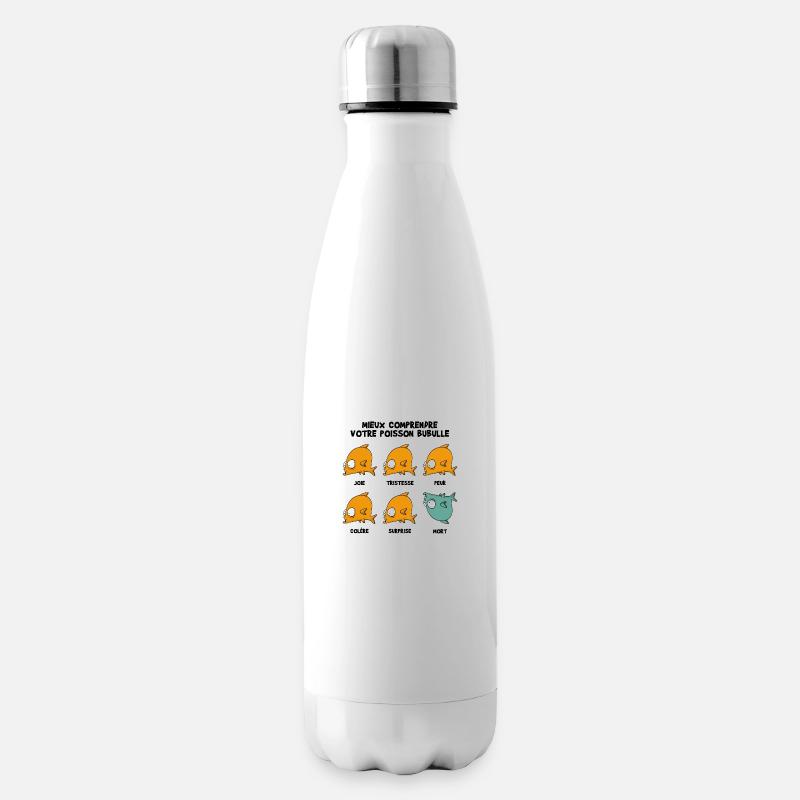 Mieux_comprendre_bubulle - Insulated Water Bottle - white