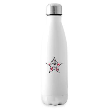Étoile fist - fist liberté, lutter contre la - Bouteille isotherme - blanc - Droite