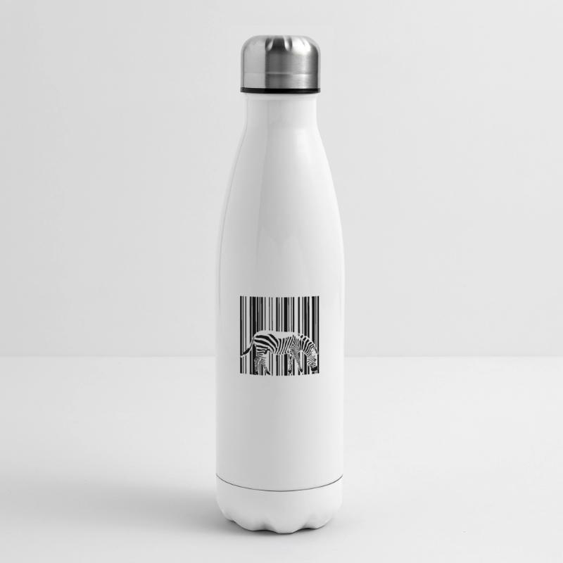 Barcode Zebra Insulated Water Bottle