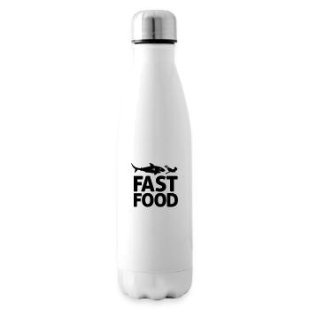 fast food - Isolierflasche - Weiß - Rechts