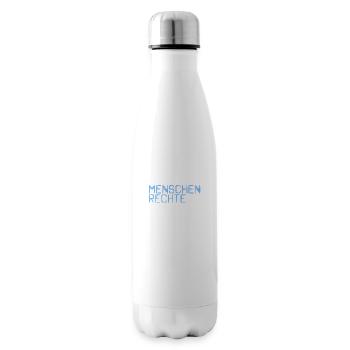Menschenrechte statt rechte Menschen - Isolierflasche - Weiß - Rechts