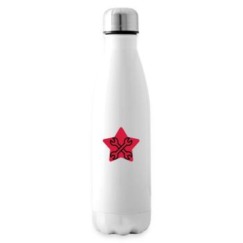 Mechanic Mechanik Mécanique Mécanicien Garage - Insulated Water Bottle - white - Right