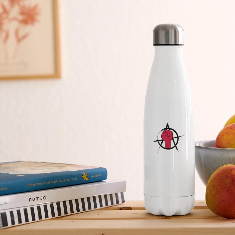 Faust logo anarchy design Insulated Water Bottle
