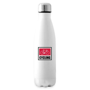 Radfahren - Radfahren - Isolierflasche - Weiß - Rechts