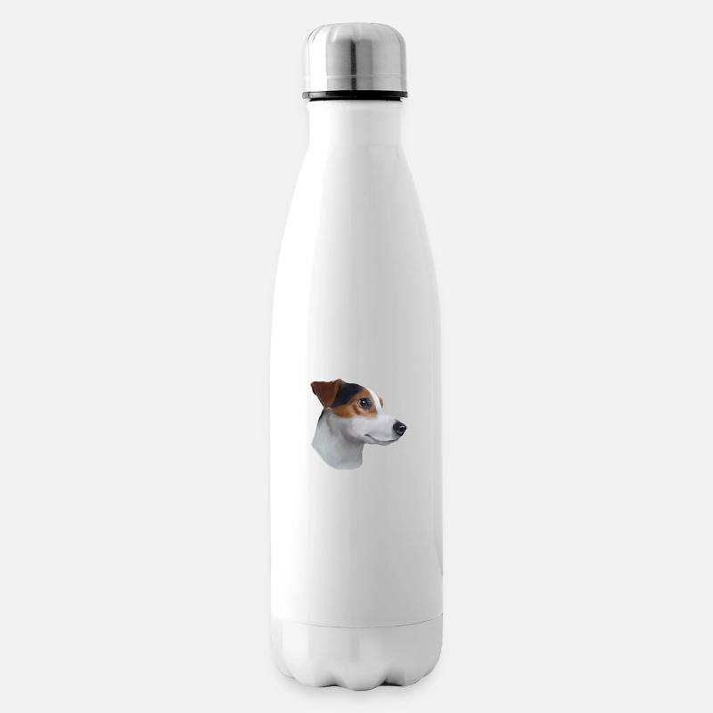Jack Russell Terrier - Isolierflasche - Weiß