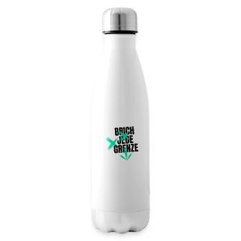 Brich jede Grenze - Isolierflasche - Weiß - Rechts