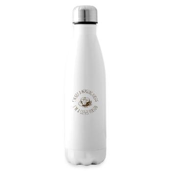 I'm not a morning person, I'm a coffee person - Isolierflasche - Weiß - Rechts