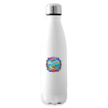Summer really far away - Insulated Water Bottle - white - Right