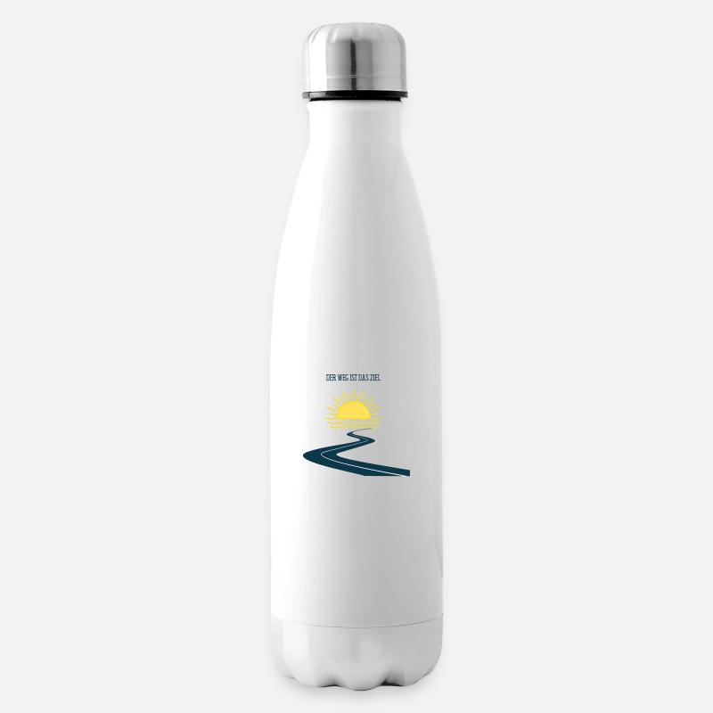 DER WEG IST DAS ZIEL - Isolierflasche - Weiß