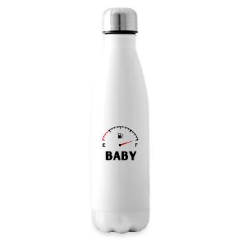 Mommy daddy baby match t shirt - Insulated Water Bottle - white - Right
