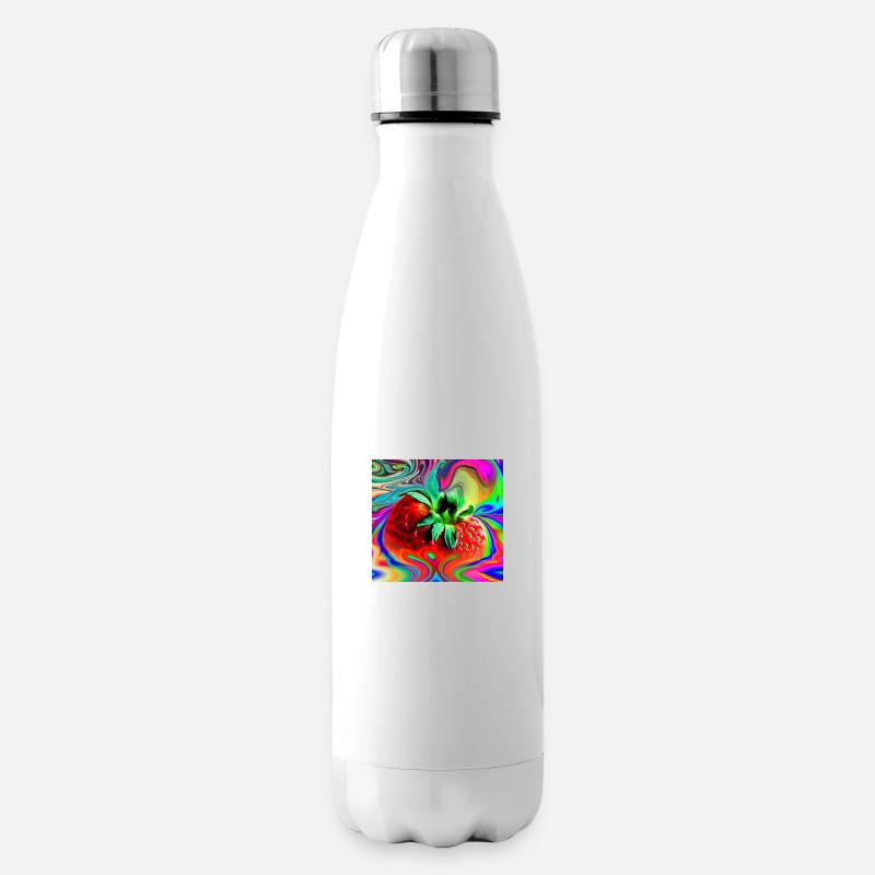 Fraise - Bouteille isotherme - blanc