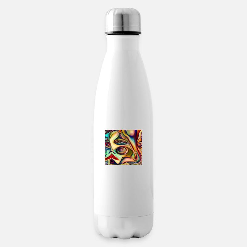 Abstraction - Bouteille isotherme - blanc