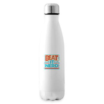 Beat it Nerd 8 - Isolierflasche - Weiß - Rechts