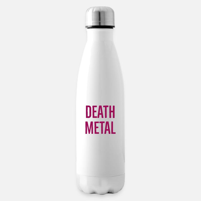 deathmetalboreaux - Isolierflasche - Weiß