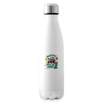 Cooler Traktor 1. Geburtstag: Bestseller Geschenk! - Isolierflasche - Weiß - Rechts