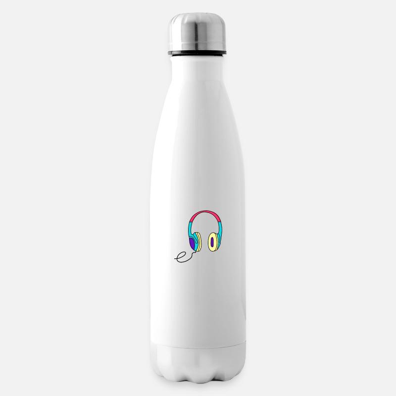 Casque - Bouteille isotherme - blanc