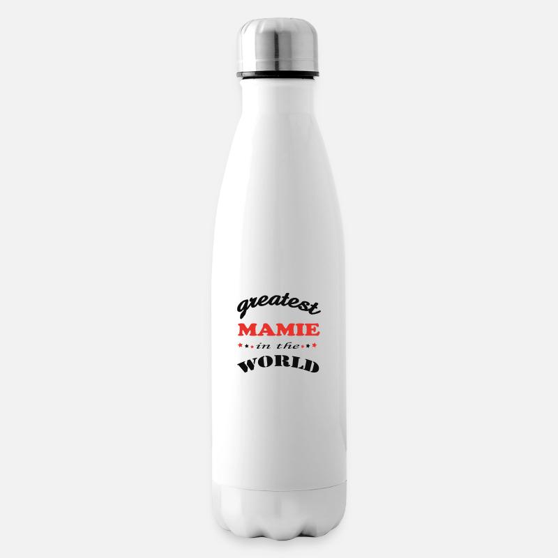 Größte Mamie der Welt - Isolierflasche - Weiß