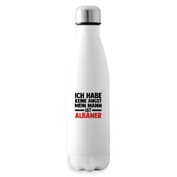 Albaner Albanisch Albanien - Isolierflasche - Weiß - Rechts