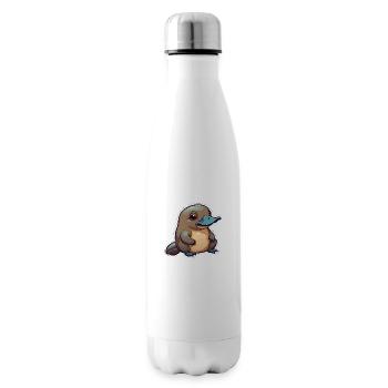 Platypus Stickers - Insulated Water Bottle - white - Right